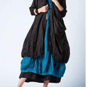 Kaliyana long sleeve black dress US XL